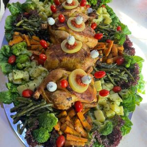 POULET ROTI ( AVEC GARNITURE )