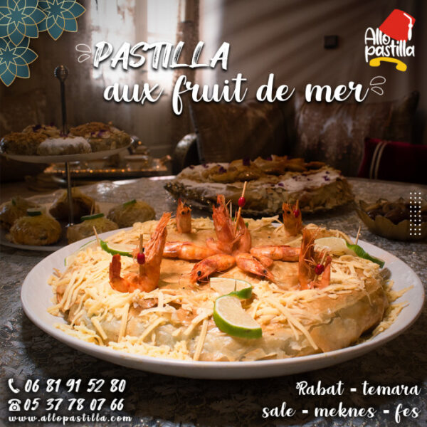 PASTILLA AUX FRUITS DE MER (FAMILLE)